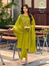 Vaari Vol 2 By Passion Tree Mal Chanderi Kurti With Bottom Dupatta 